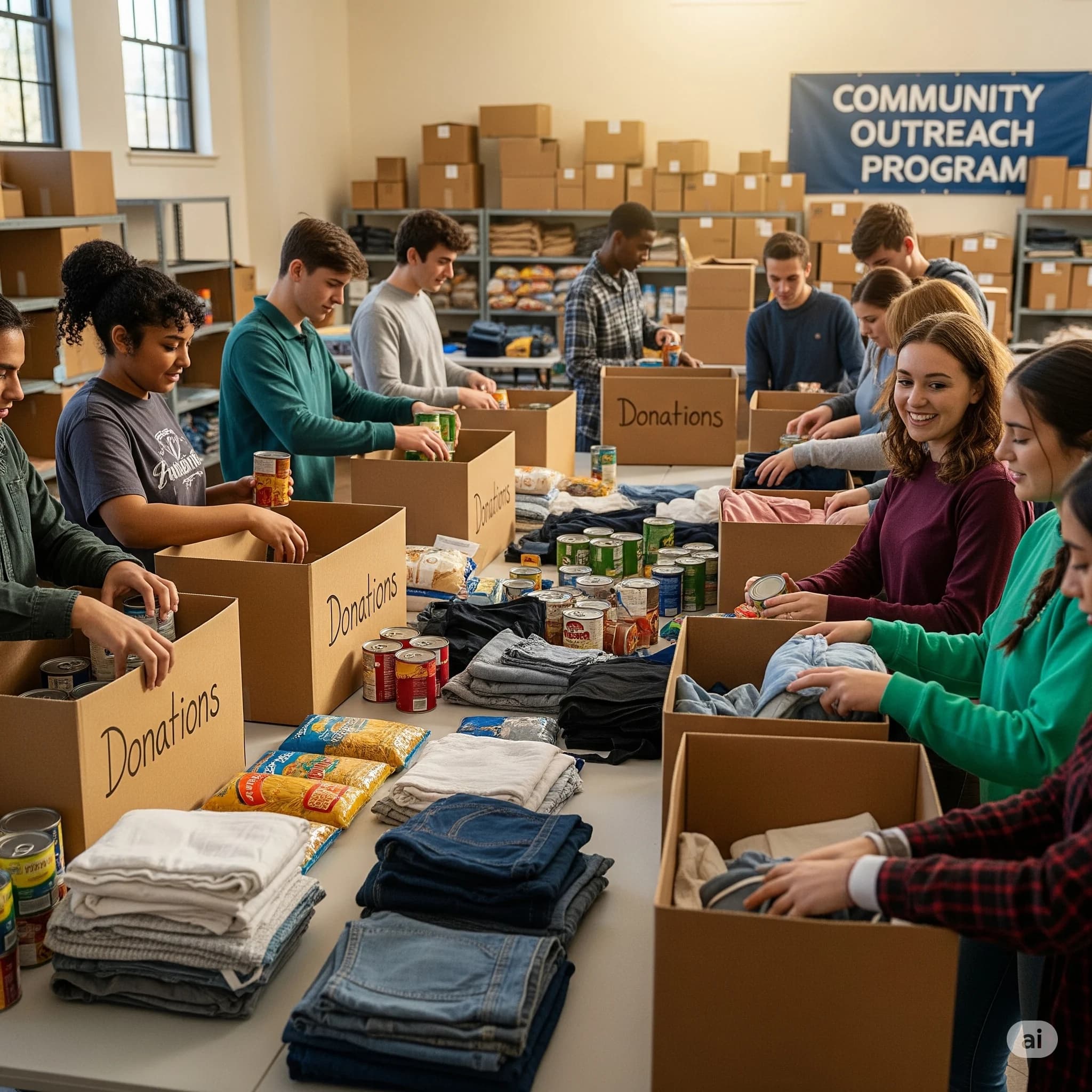 Food & Clothes Donations